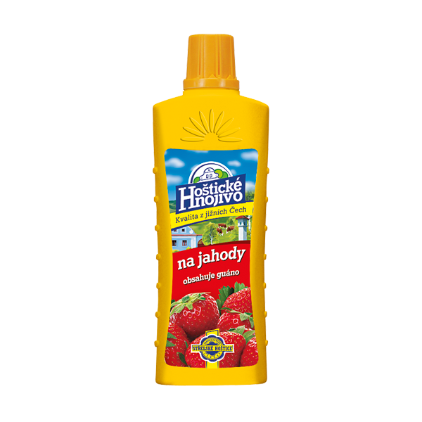 Hoštické hnojivo na jahody s guánom 500 ml