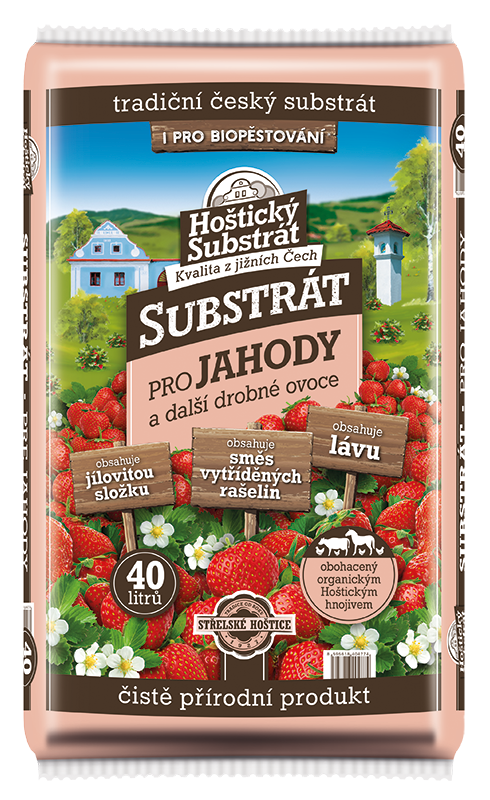 Hoštický substrát pre jahody 40litrov