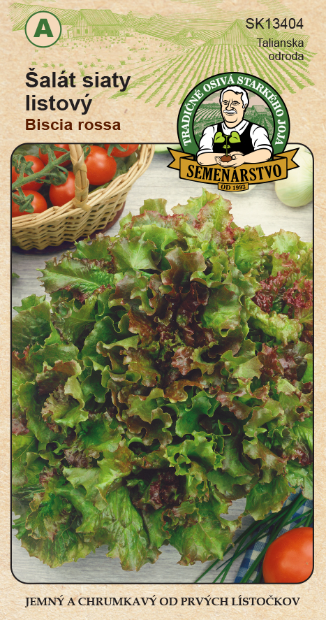 Šalát siaty listový BISCIA ROSSA