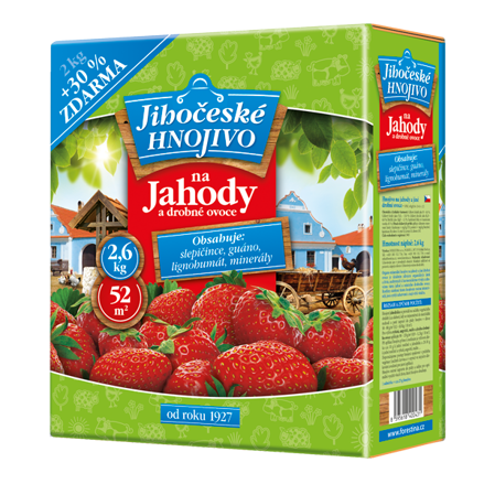 Jihočeské hnojivo na jahody 2,60kg