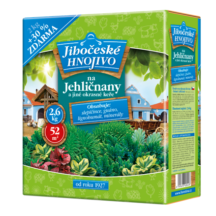 Jihočeské hnojivo na ihličnany 2,60kg