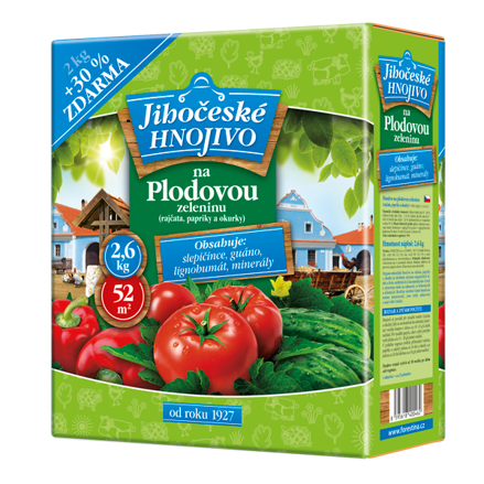 Jihočeské hnojivo na plodovú zeleninu 2,60kg