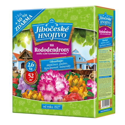 Jihočeské hnojivo na rododendrony 2,6kg