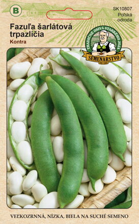 Fazuľa šarlátová trpazlíčia KONTRA