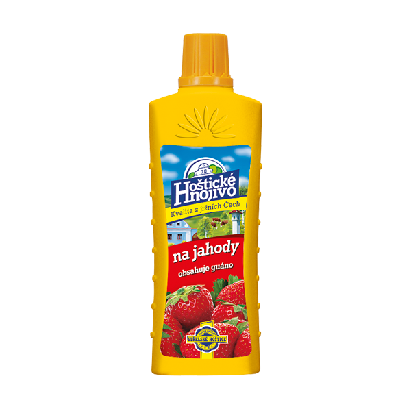 Hoštické hnojivo na jahody s guánom 500 ml Hoštické hnojivo na jahody s guánom 500 ml