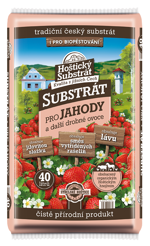 Hoštický substrát pre jahody 40litrov