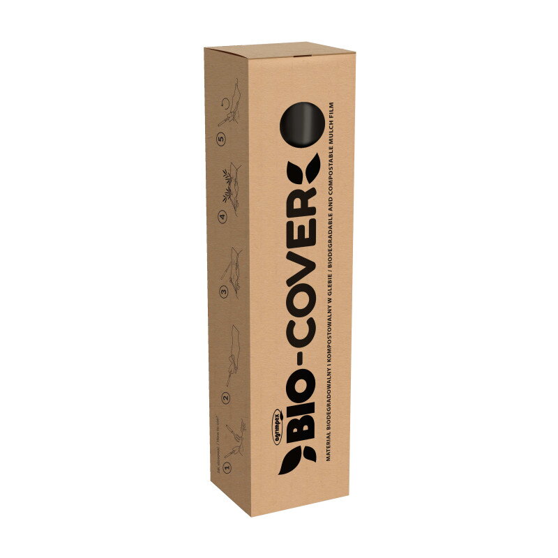 BIO mulčovacia netkaná textília 1.6x10m čierna