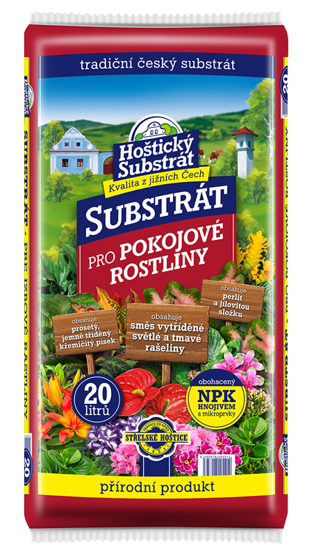 Hoštický substrát - Substrát pre izbové rastliny 20l